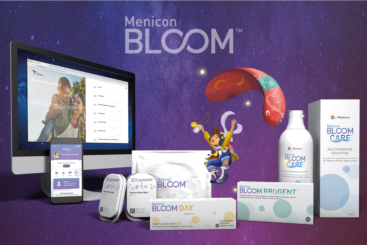 Menicon Myopie Kontrolle mit System BLOOM™ (Night)