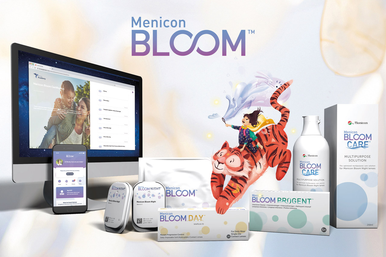 Menicon Myopie Kontrolle mit System BLOOM™