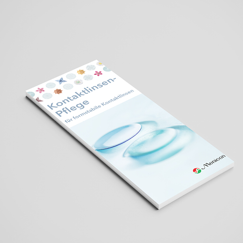 Pflege f&uuml;r formstabile Kontaktlinsen Konsumenten Flyer