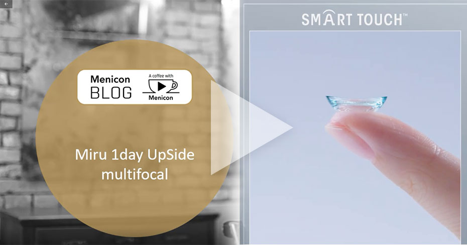 Video A Coffee with Menicon: Anwendungsbeobachtung Arbeiten mit der Miru 1day UpSide multifocal